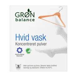 Gron Balance, Waschpulver für weiße Wäsche, 785 g