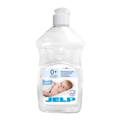 Jelp 0+ Hypoallergene Flüssigkeit zum Waschen von Babyflaschen und Zubehör, 0,5 l