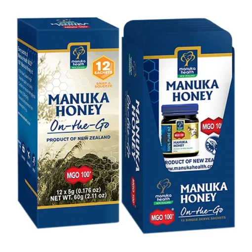 Manukahonig MGO 100+, Nektar, 60 g, 12 Beutel à 5 ​​g