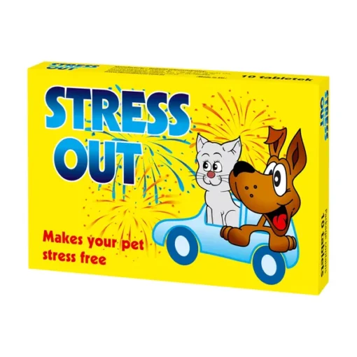 Stress Out, Beruhigungsmittel für Hunde und Katzen, 10 Tabletten