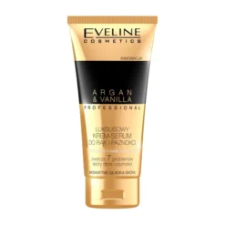 Eveline Cosmetics Argan&Vanilia Professionelles, luxuriöses Creme-Serum für Hände und Nägel, 100 ml