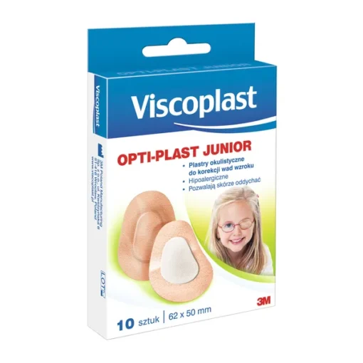 Optiplast, Junior-Augenpflaster, 62 x 50 mm, 10 Stk