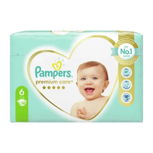 Pampers Premium Care 6, (13+kg), 38 Stk.