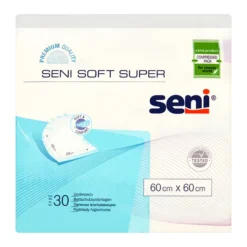 Seni Soft Super, Hygieneunterlagen, 60 cm x 60 cm, 30 Stk.