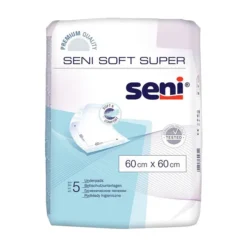 Seni Soft Super, Hygieneunterlagen, 60 cm x 60 cm, 5 Stk.