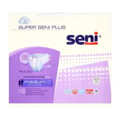 Super Seni Plus, Windeln für Erwachsene, Größe M, 10 Stk.