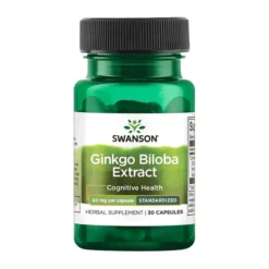 Swanson Ginkgo Biloba, 60 mg, Kapseln, 30 Stk.