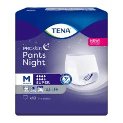 TENA Pants ProSkin Super Night OTC Edition, saugfähige Slips, Größe M, 10er Pack