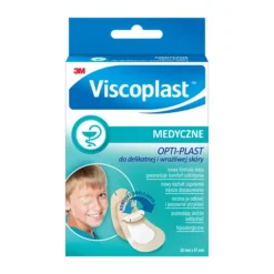 Viscoplast OPTI-PLAST, Augenpflaster für zarte Haut, 80 x 57 mm, 5 Stk.