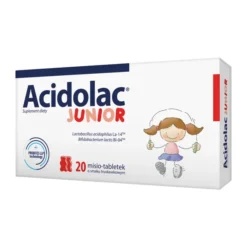 Acidolac Junior, Misio-Tabletten, Erdbeergeschmack, 20 Stk.