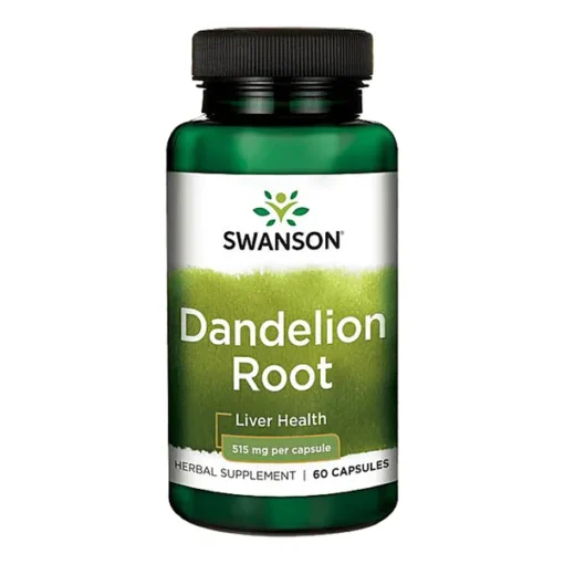 Swanson Dandelion Root (Löwenzahn), 515 mg, Kapseln, 60 Stk.