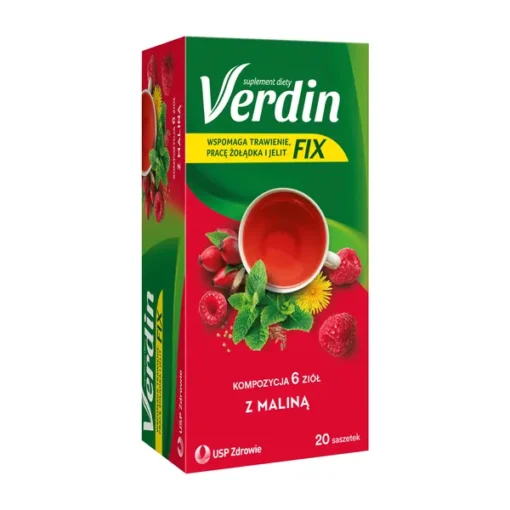 Verdin Fix mit Himbeere, getrocknete Kräuter, 20 Stk.