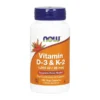 NOW Foods Vitamin D-3 und K-2 Vegetarische Kapseln, 120er-Packung