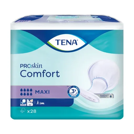 TENA Comfort ProSkin Maxi, anatomische Windeln, 28er Pack