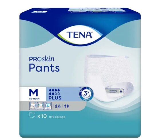 TENA Pants ProSkin Plus OTC Edition, saugfähige Hose, mittel, 10er Pack