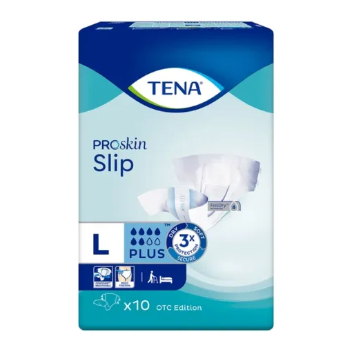 TENA Slip ProSkin Plus OTC Edition, Windelhöschen, Größe L, 10er Pack