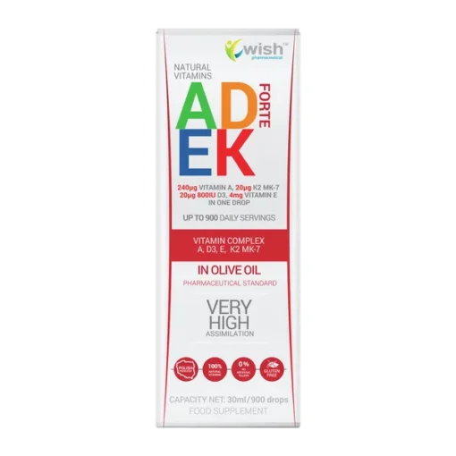 Wish ADEK Forte, Vitaminkomplex, Tropfen, 30 ml