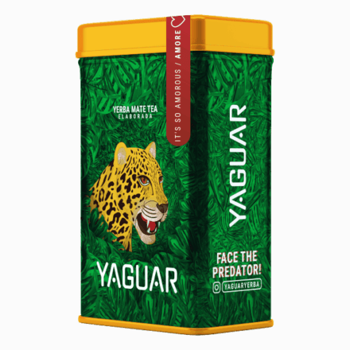 Yerbera Doze Yaguar Amore 500 g Kräuter und Frucht Yerba Mate aus Brasilien