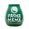 Grüner Keramikkürbis mit Pachamama-Logo – 350 ml