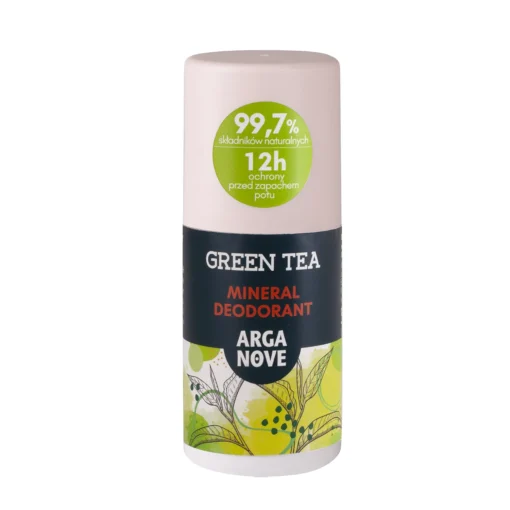 Arganove, Alaun-Mineral-Deodorant, grüner Tee, Roll-on, 50 ml