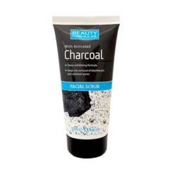 Beauty Formulas Charcoal, reinigendes Gesichtspeeling mit Aktivkohle, 150 ml