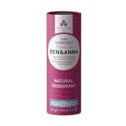 Ben & Anna Natural Deodorant, natürlicher Deodorant-Stick, Pink Grapefruit, 40 g