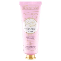 Bielenda Star Dream, leuchtende Creme-Maske für Hände, nährende, trockene Haut, 50 ml