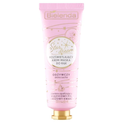 Bielenda Star Dream, leuchtende Creme-Maske für Hände, nährende, trockene Haut, 50 ml