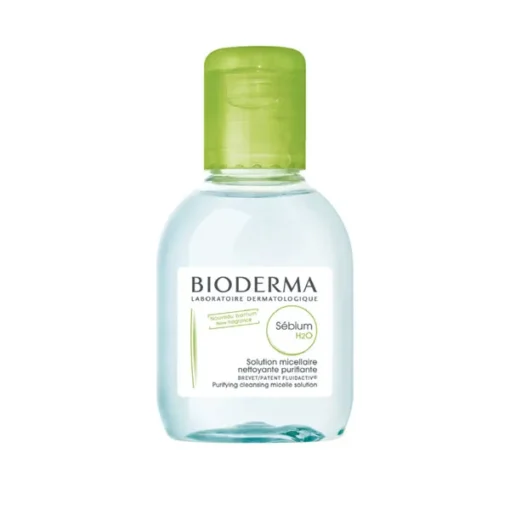 Bioderma Sebum H2O, Mizellenflüssigkeit für fettige Haut, Mischhaut und Akne, 100 ml