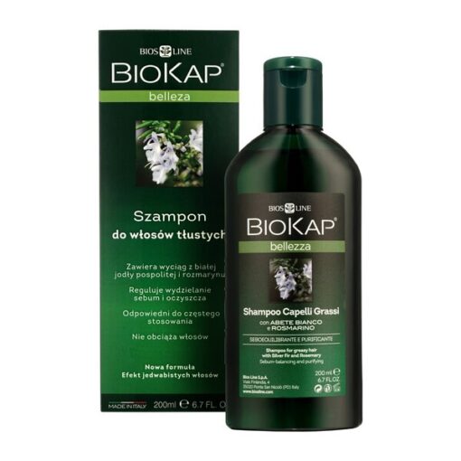 Biokap Bellezza, Shampoo für fettiges Haar, 200 ml