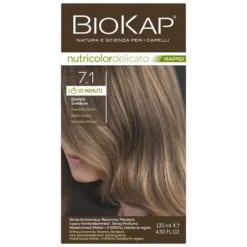 Biokap Nutricolor Delicato Rapid, Haarfärbemittel, 7,1 Schwedischblond, 135 ml