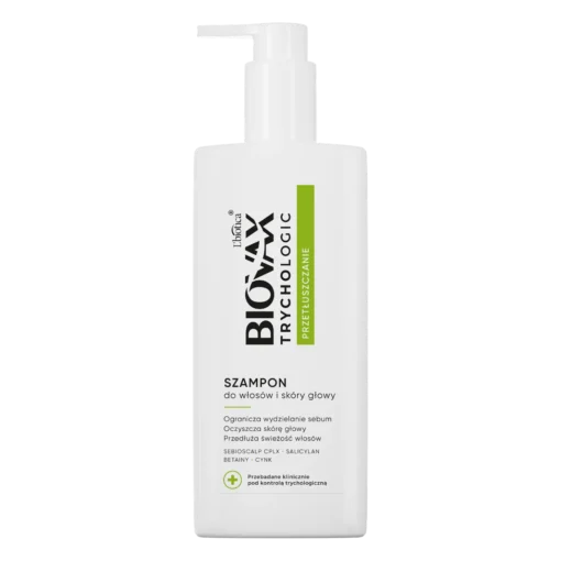 Biovax Trychological Oily Shampoo für Haar und Kopfhaut, 200 ml