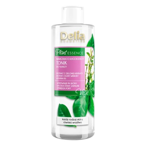 Delia Plant Essence, feuchtigkeitsspendendes und beruhigendes Gesichtswasser, 200 ml