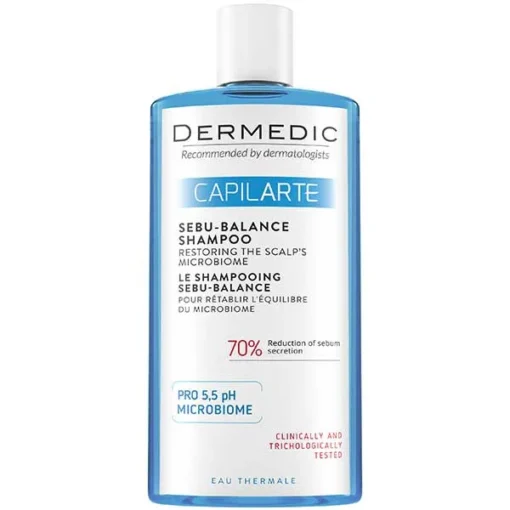 Dermedic Capilarte, wiederherstellendes Shampoo für fettiges Haar, 300 ml