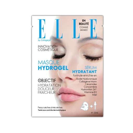 Elle von Collagena, feuchtigkeitsspendende Gesichtsmaske in Hydrogel, 22 ml