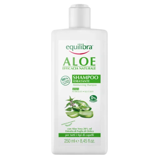 Equilibra Aloe, feuchtigkeitsspendendes Shampoo, Aloe, 250 ml