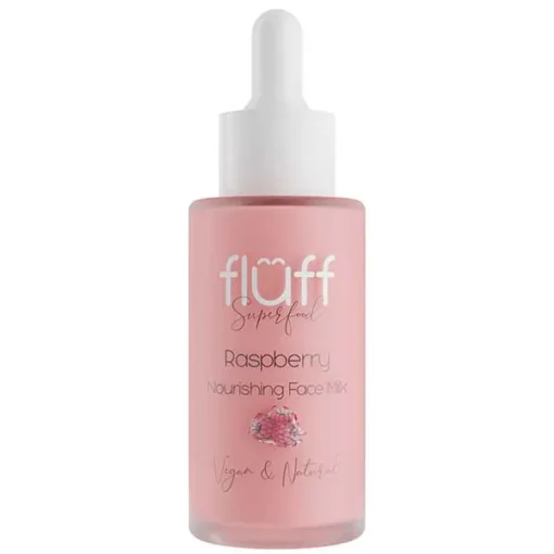 Fluff Superfood, pflegende Gesichtsmilch, Himbeere, 40 ml