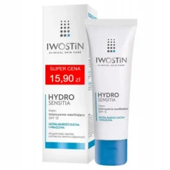 Iwostin Hydro Sensitia, intensiv feuchtigkeitsspendende Creme LSF 15, 50 ml