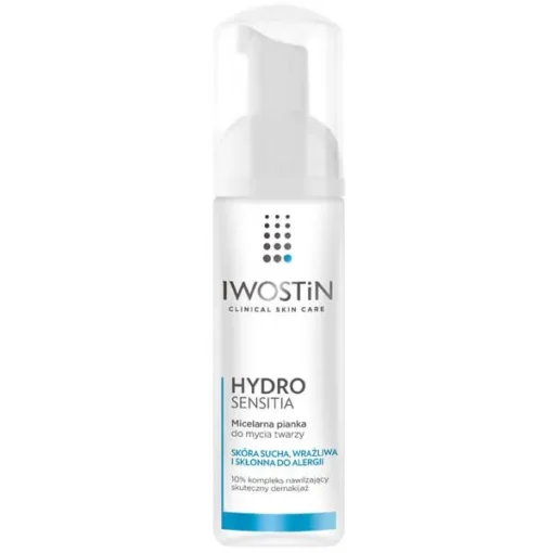 Iwostin Hydro Sensitia, mizellarer Gesichtsreinigungsschaum, 165 ml