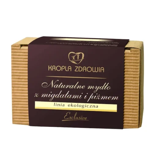 Kropla Zdrowia, Naturseife mit Mandeln und Moschus, 130 g