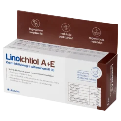 Linoichthyol A+E, Ichthyol-Creme mit Vitamin A und E, für das Gesicht, 50 g