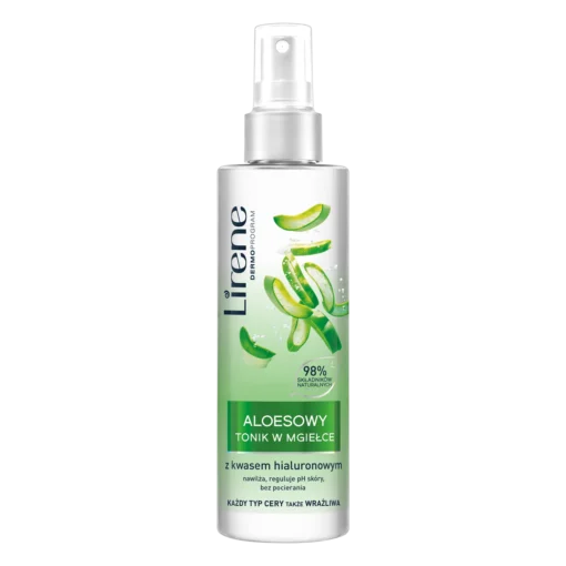 Lirene, Aloe Tonic Mist mit Hyaluronsäure, 200 ml