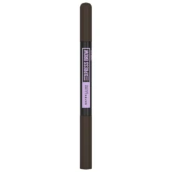 Maybelline Express Brow Satin Duo, doppelseitiger Augenbrauenstift, 05 Black Brown, 1 Stück