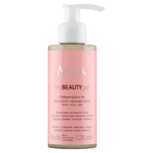 Miya myBEAUTYgel, Pflegegel zum Waschen und Reinigen des Gesichts, 140 ml