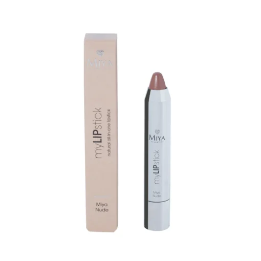 Miya myLIPstick, natürlich pflegender All-in-One-Lippenstift, Nude, 2,5 g