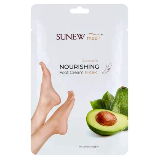 SunewMed+, pflegende Fußmaske, Avocado, Socken, 40 g SHORT DATE