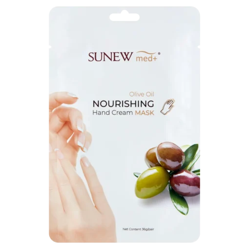 SunewMed+, pflegende Handmaske, Jojobaöl und Olivenöl, Handschuhe, 36 g