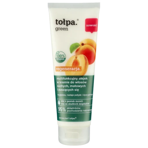 Tołpa Green Regeneration, multifunktionale Öl-Creme für trockenes, stumpfes und krauses Haar, 125 ml SHORT DATE