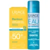 Uriage Bariesun Set, Feuchtigkeitscreme für empfindliche Haut, LSF 50+, 50 ml + Thermalwasser, 50 ml