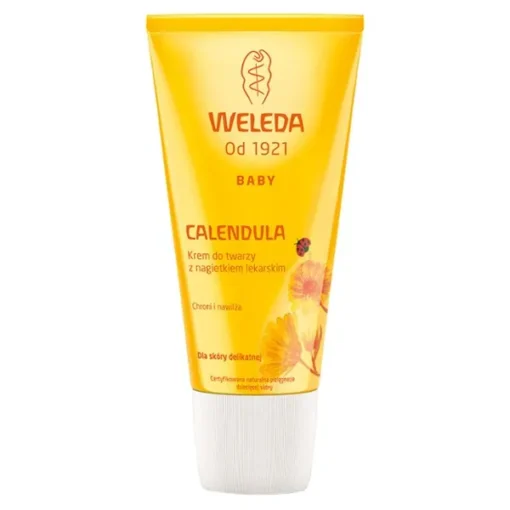 Weleda Calendula, Gesichtscreme mit Ringelblume, zarte Haut, 50 ml